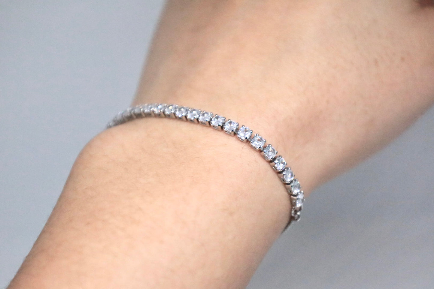 Silver Tennis Bracelet