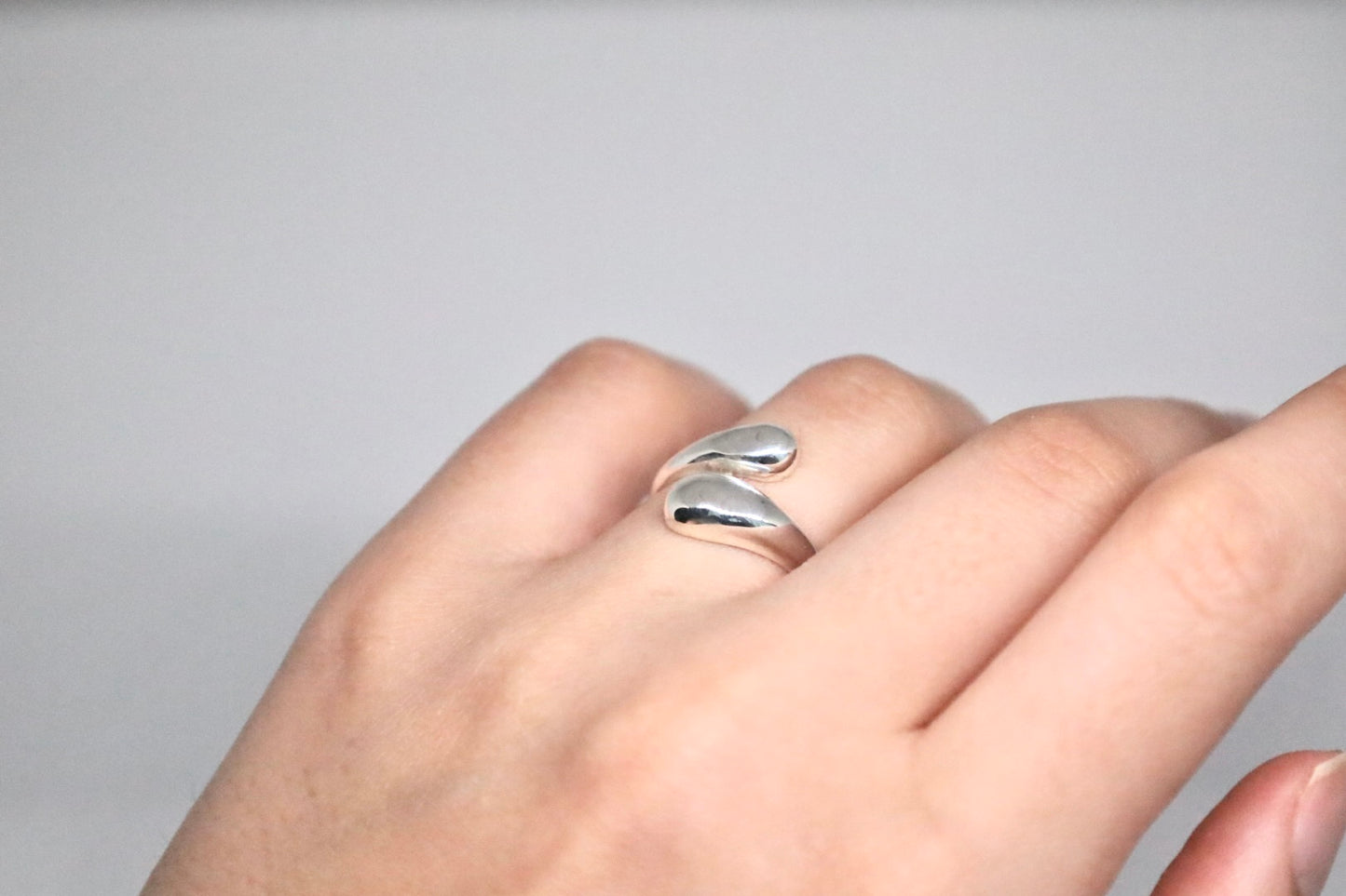 Raindrop Ring 925 Silver