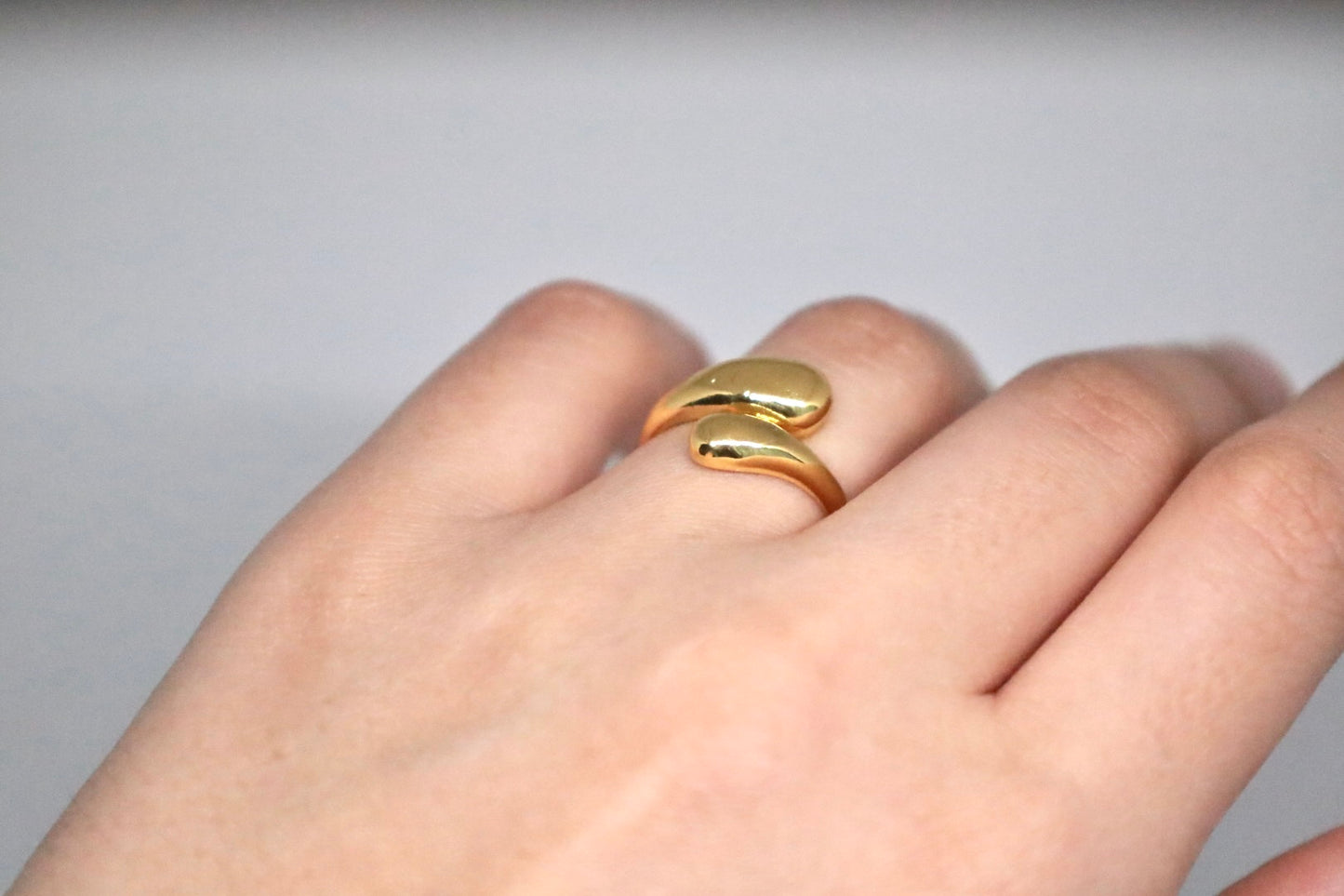 Raindrop Ring 14K Gold